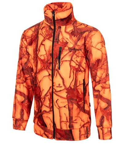 Duks-jakna Challenger Fleece Orange Camo