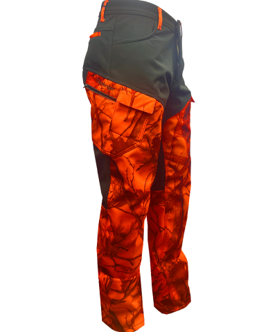 Termo Vodootporne Pantalone Challenger Milo Orange Softshell
