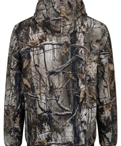 Lovačka fleece jakna sa kapuljačom Challenger Forest Camo - Slika 3