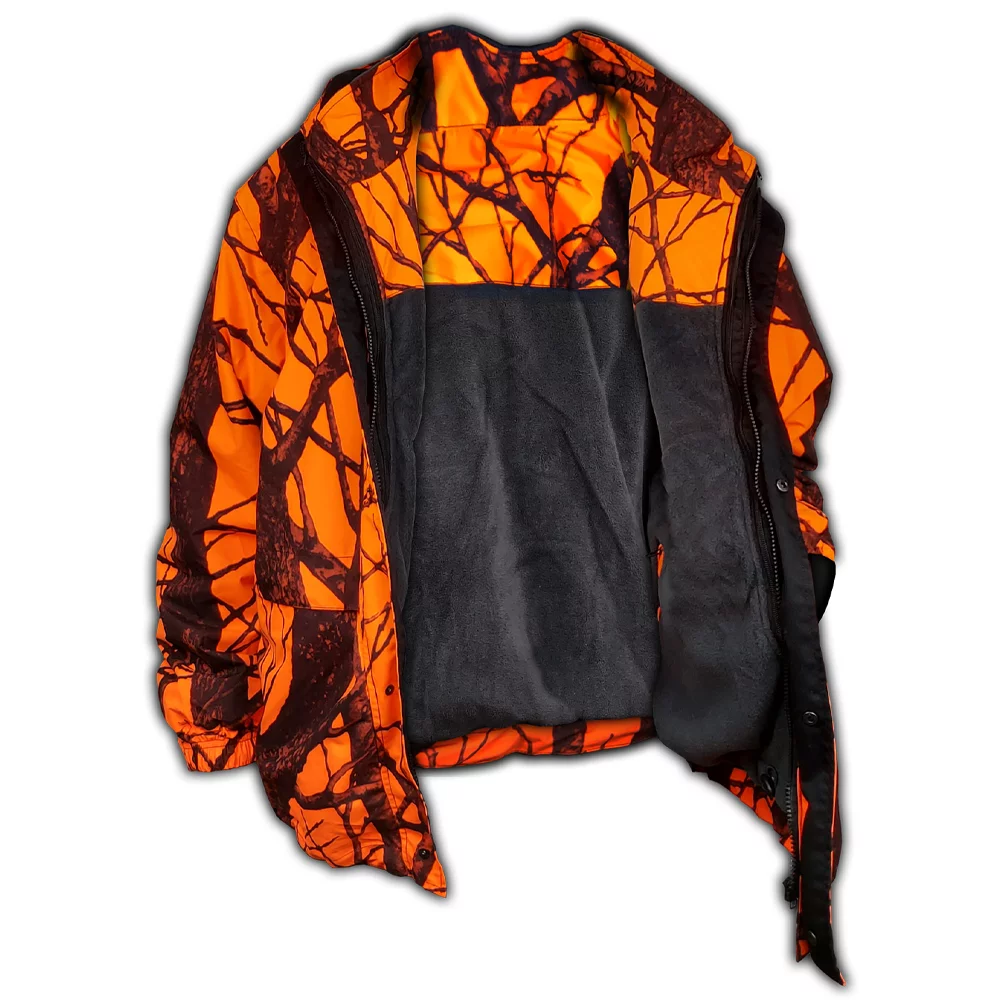 Lovačka jakna 3u1 Fluo orange - Slika 5