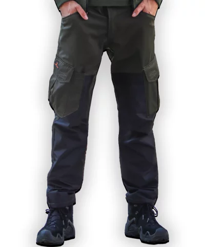 Deerland Louis black lovačke pantalone