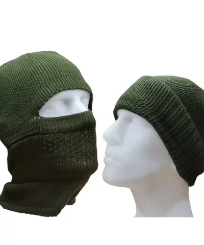 Zimska kapa sa fantomkom - Zelena