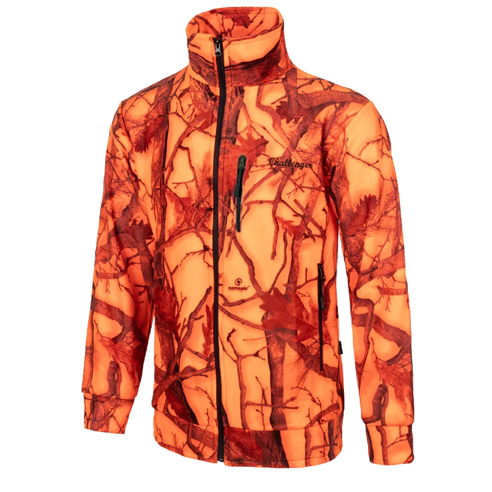 Duks-jakna Challenger Fleece Orange Camo
