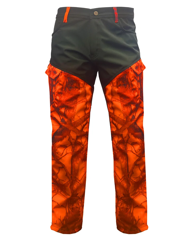 Termo Vodootporne Pantalone Challenger Milo Orange Softshell - Slika 2