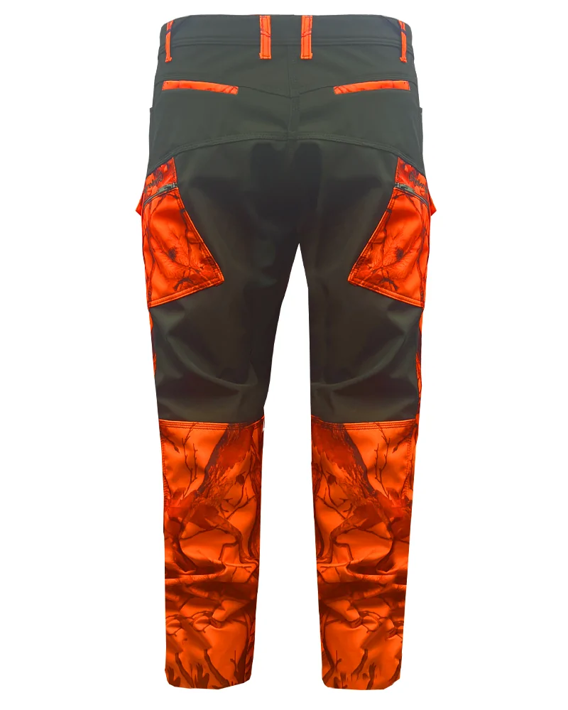 Termo Vodootporne Pantalone Challenger Milo Orange Softshell - Slika 3