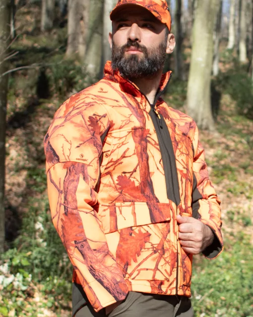 Lovačka jakna Challanger Milo Camo Orange - Image 4