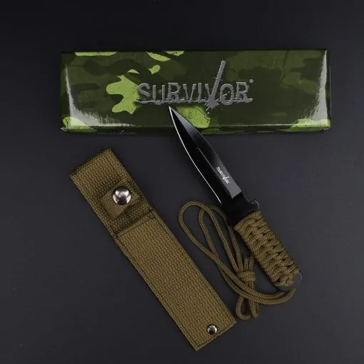 Survivor fiksni nož paracord sa futrolom - Slika 5