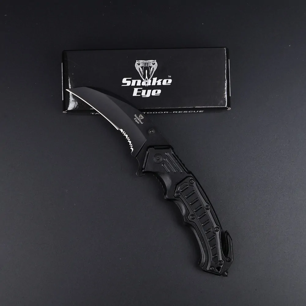 Snake Eye sklopivi džepni nož 010 crni - Slika 5