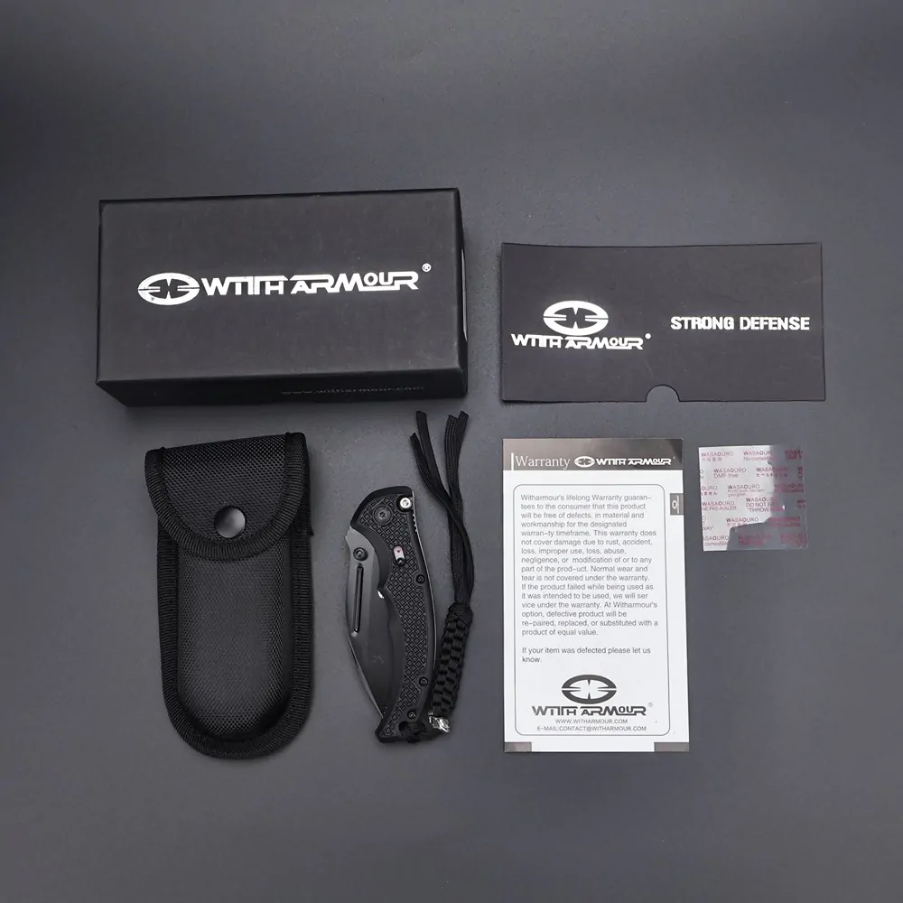 With Armour džepni nož sklopivi sa futrolom Black Claw - Slika 4