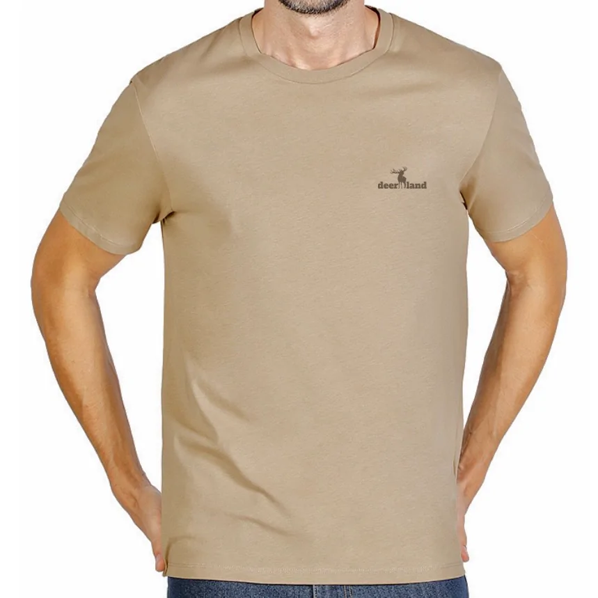 Majica Deerland Small Logo - Braon