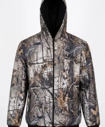 Lovačka fleece jakna sa kapuljačom Challenger Forest Camo - Slika 2