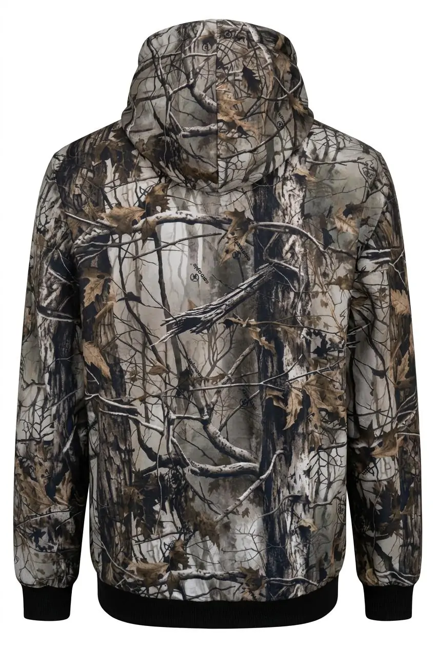 Lovačka fleece jakna sa kapuljačom Challenger Forest Camo - Slika 3